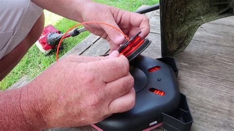 How To Put String In A Echo Weed Eater How to Easily Load Speed Feed® Trimmer Line - YouTube
